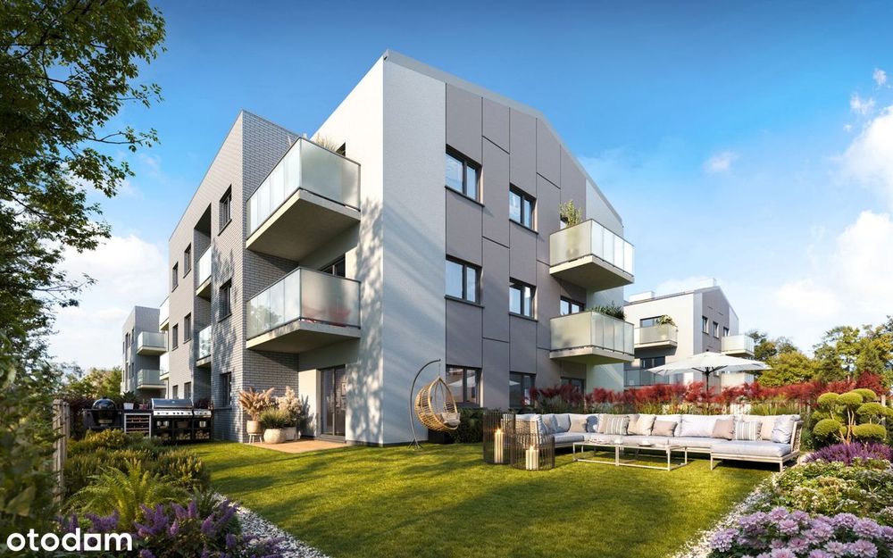 2-pokojowe mieszkanie 39m2 + ogródek Bezpośrednio