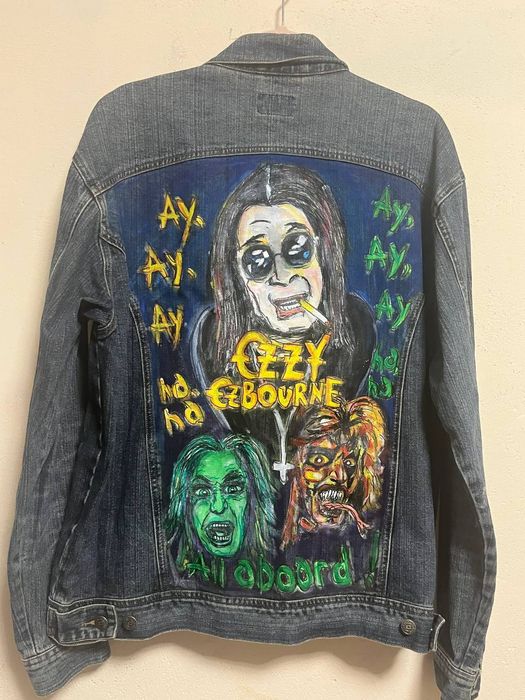 Єдина річ у світі, кастомна джинсова куртка Ozzy Osbourne, ne levis