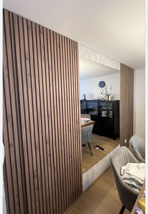 Montagem de Movies, Painéis Ripados, Pinturas.