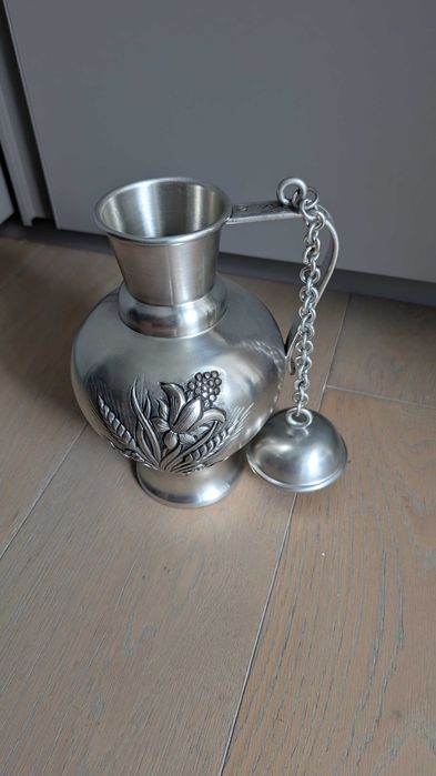 Perfect 28 cm Tall Tin Jug64861180683394122