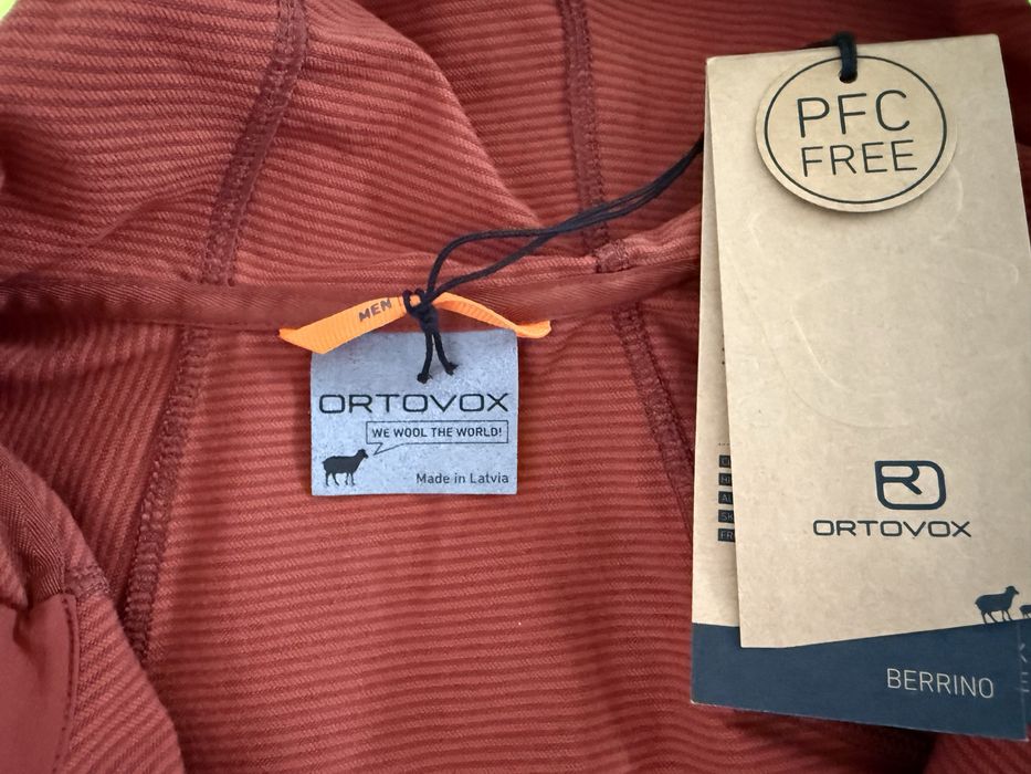Męska kurtka Ortovox BERRINO HOODED rozmiar M clay orange