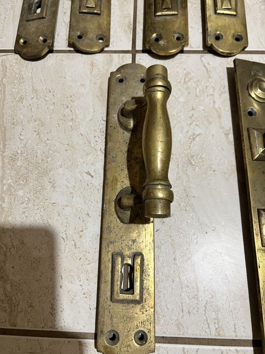 Ручки латунні, антикварні