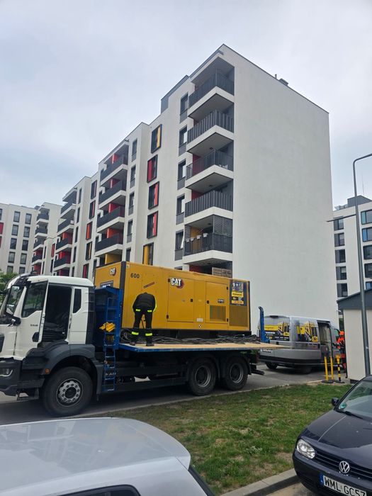Mocne agregaty 16 kW - 2 MW do wynajęcia z pełną obsługą 24/7