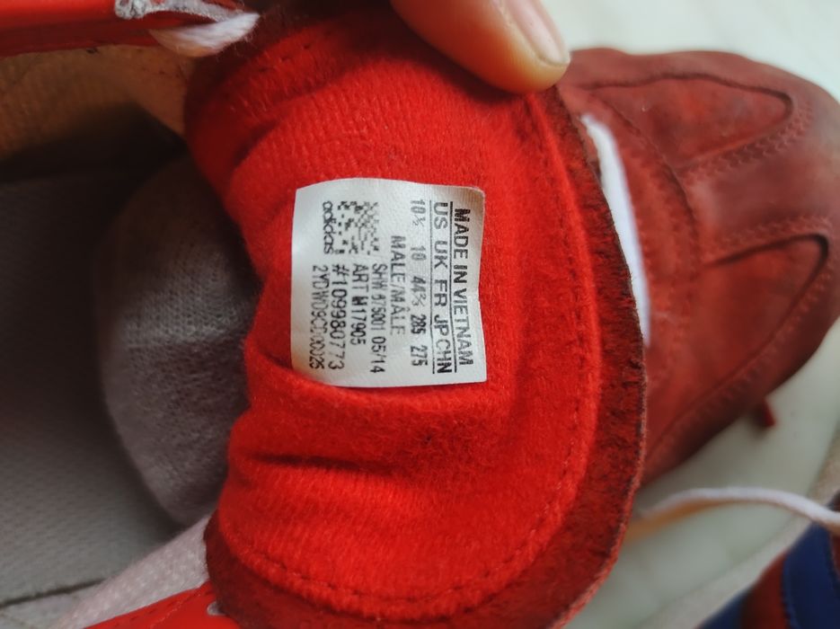 Продам кросовки adidas spezial red/blue