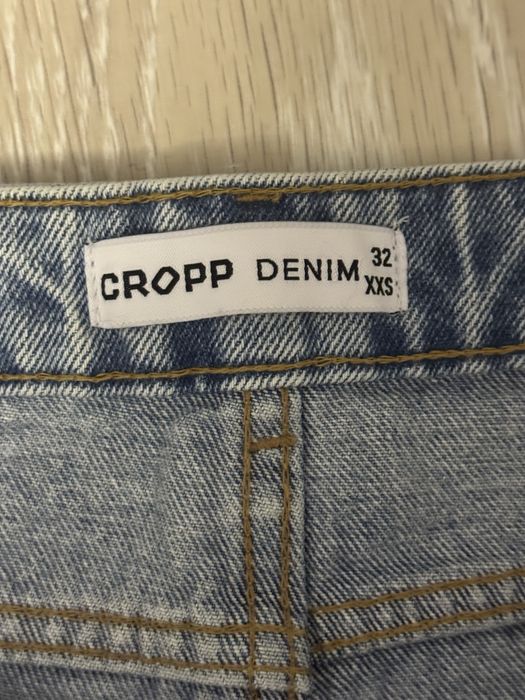 джинсові шорти cropp