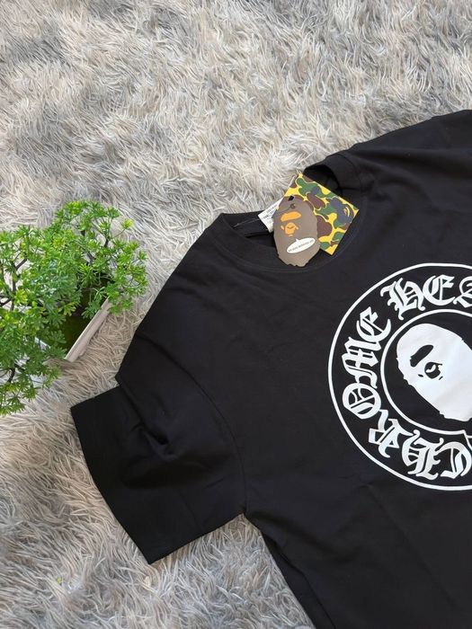 Футболка bape x chrome hearts
