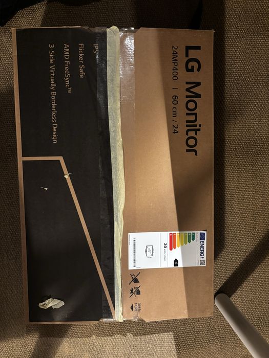 Monitor LG  24MP400 60cm