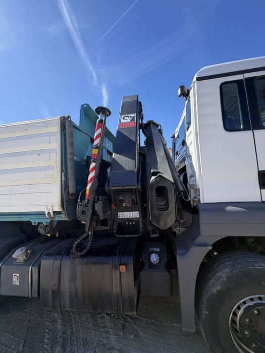 Man TGS480 com grua hiab 21M e Bascula