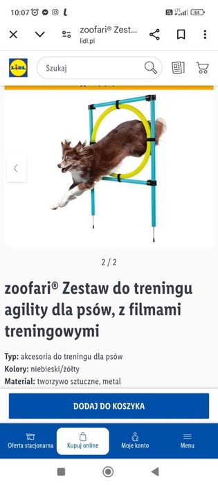 Zestaw do treningu psów