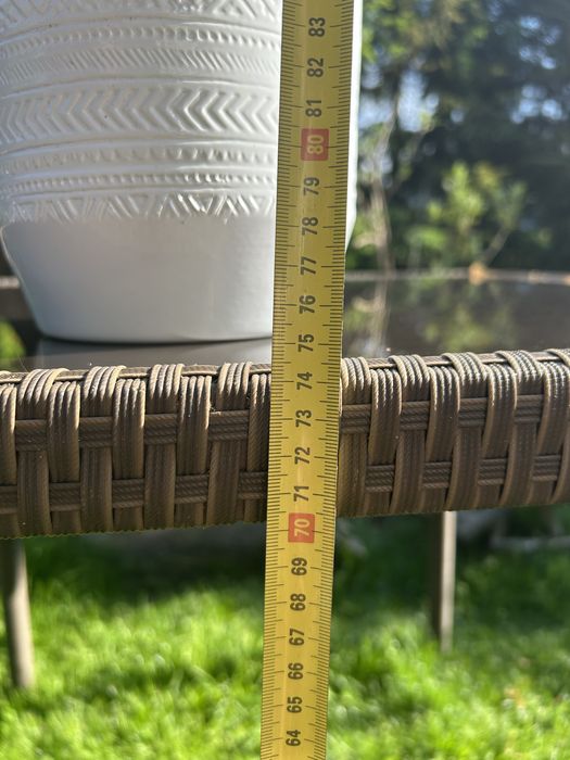 Stół ogrodowy rattanowy PE. Stan idealny