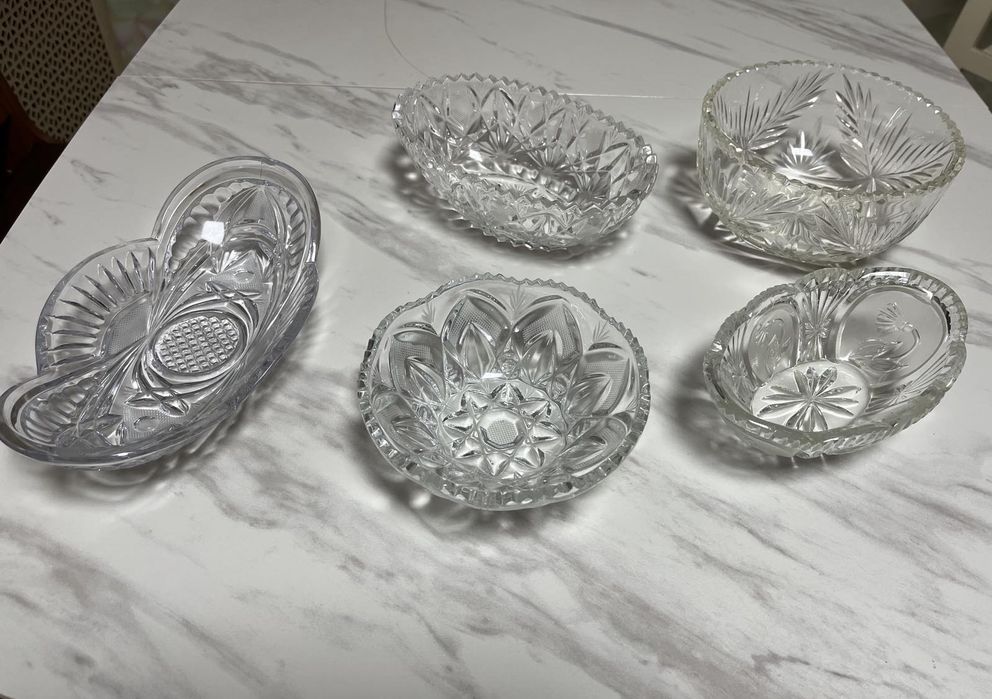 Салатниці хрусталь