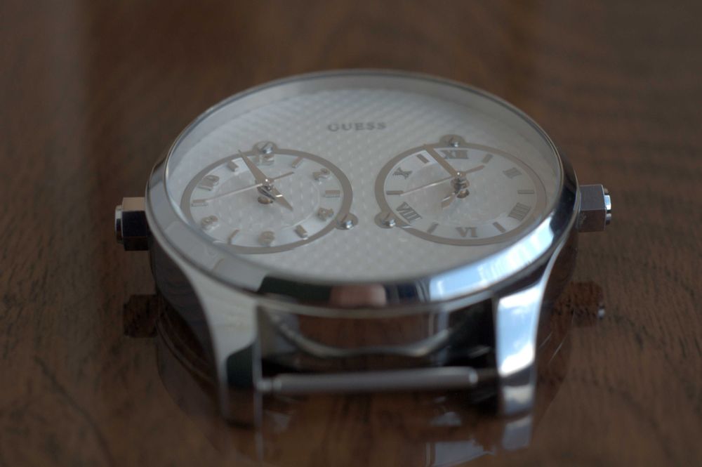Чоловічий годинник Guess Dual Time (Japan Movt) — 2 механізми