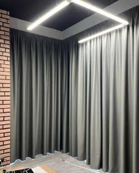 Комплект штор Льон-Рогожка двосторонній блекаут 200*280 см