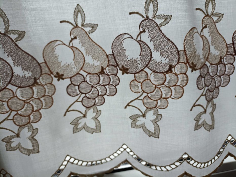 2 sztuki zazdroski firanki angielskie wyjątkowe 57x45