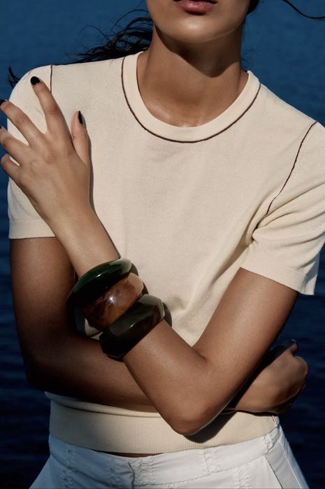 Трикотажна футболка Zara