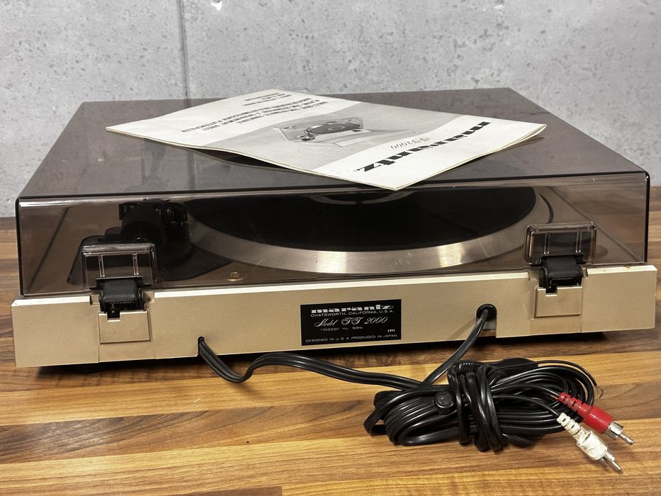 Gramofon Marantz TT 2000 gramofon vintage, instrukcja
