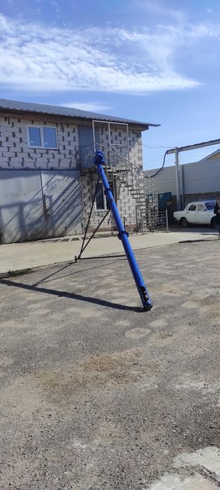 Шнековий навнтажувач, транспортер, погрузчик, конвейер 133*8*220