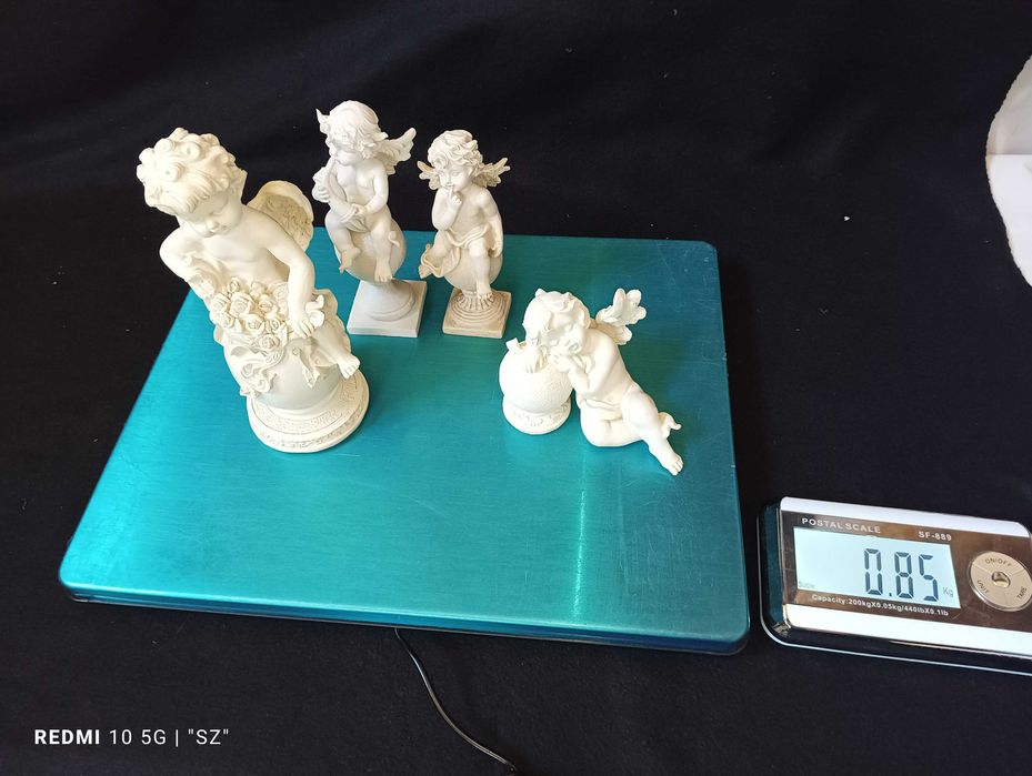 Anioły - aniołki - piękne figurki - 4 sztuki - Koln - (0,85 kg)