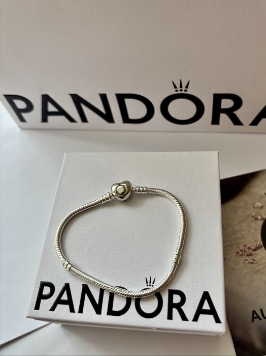 Bransoletka PANDORA 20 cm w zestawie z pudełkiem certyfikatem i torebką S925 nowa wyprzedaż