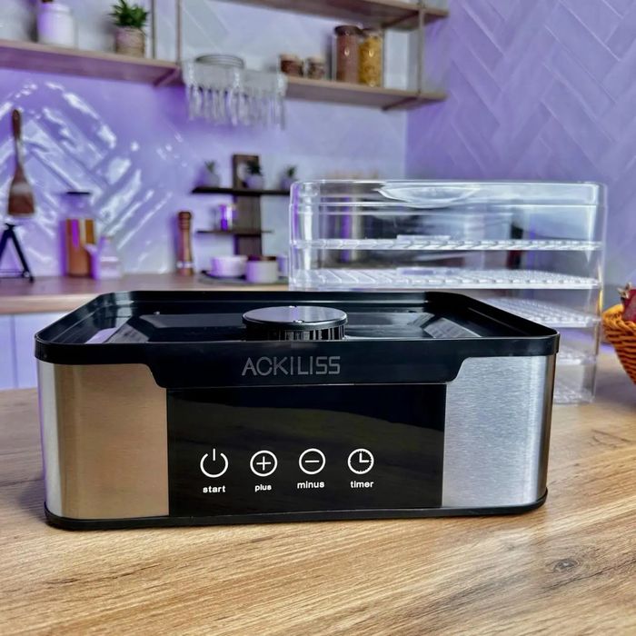 Сушарка для овочів і фруктів квадратна ACL-6801