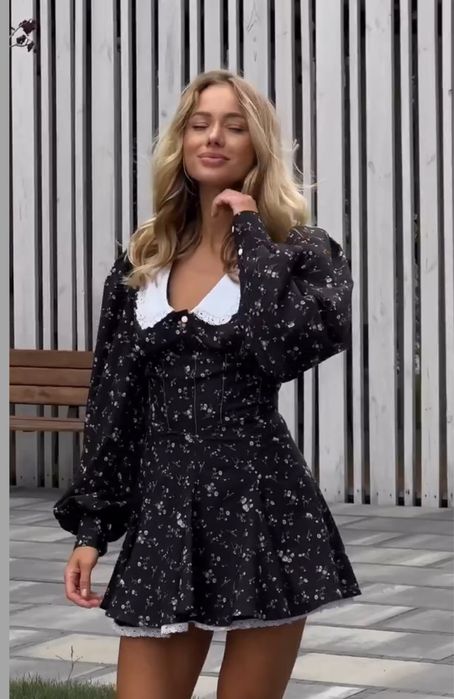 Сукня з принтом, розмір С