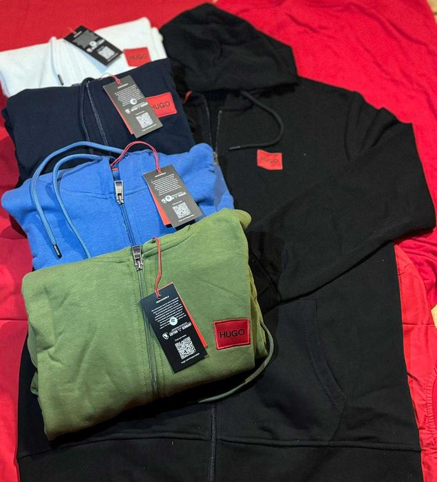 Bluzy tommy hilfiger meskie z kapturem rozpinane Premium sklep OUTLET