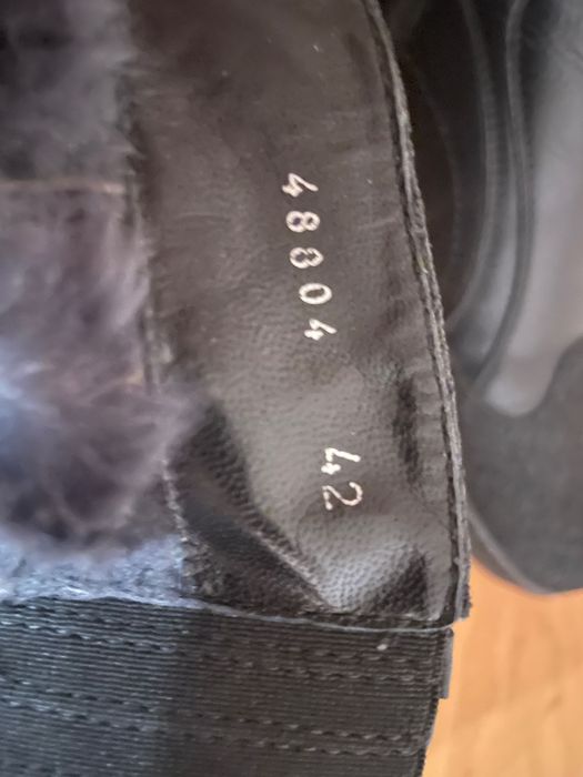 Зимові чоловічі черевики чорного кольору