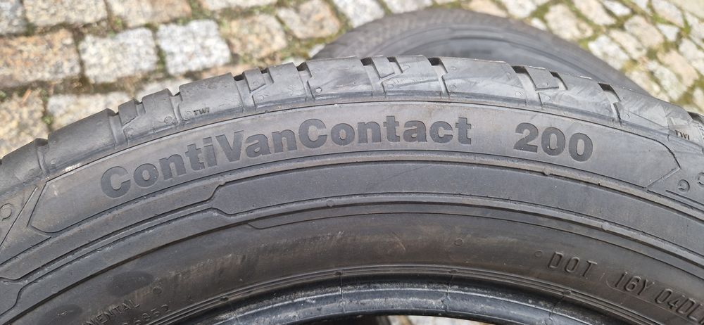 2 opony Continental 225/55/17 Contivancontact końcówka 2022r para lato