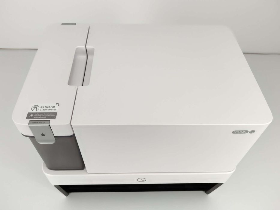 Yeedi Cube robot odkurzający z funkcją wycierania, stacja odsysająca
