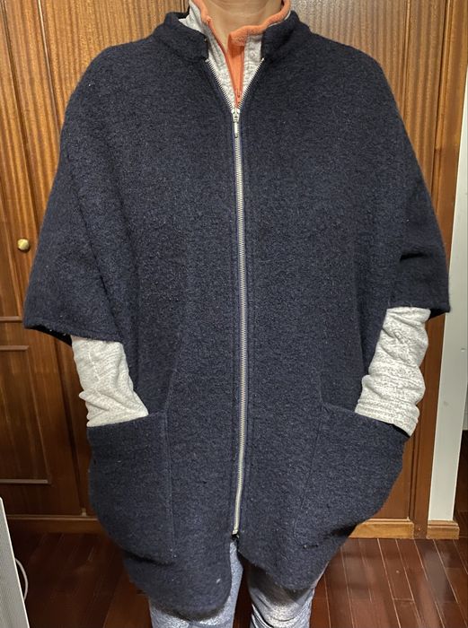 Poncho Mulher Preto