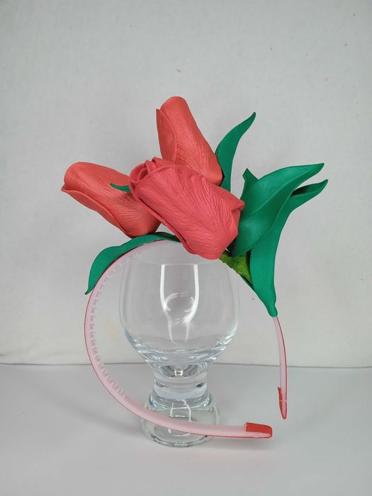 Обруч тюльпан,ромашка,лілія