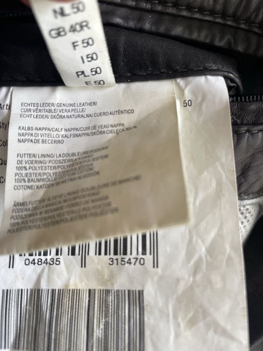 Kurtka skórzana Pierre Cardin roz M skóra naturalna
