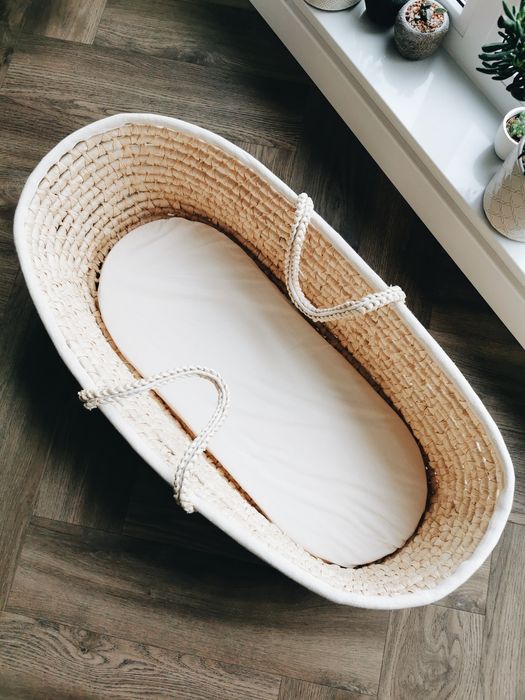 KidooCrafts Kosz Mojżesza z Materacem