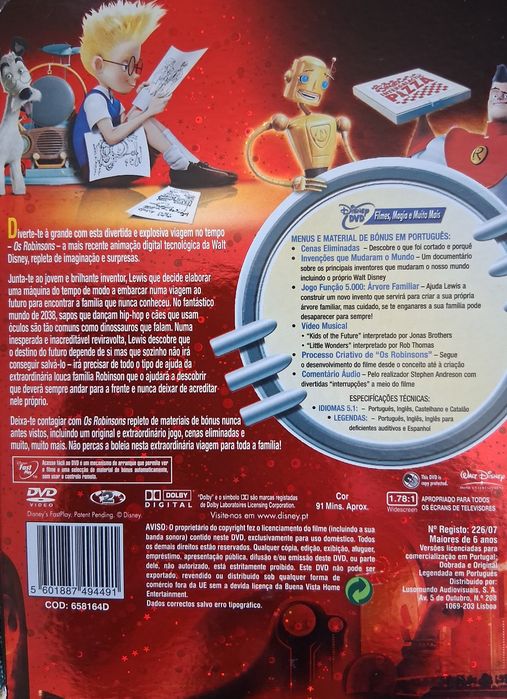 Dysney, Os Robinsons, filme animação