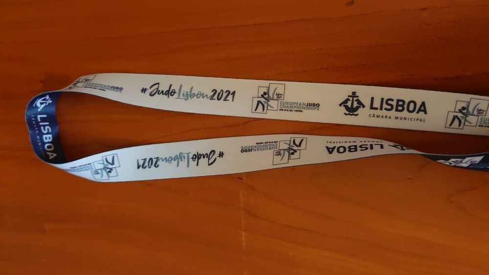 Lanyard porta chaves europeus judo 2021