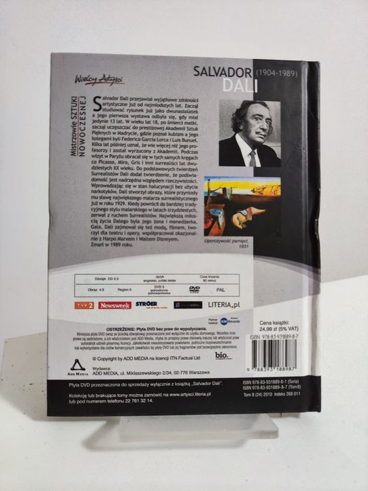 Mistrzowie sztuki nowoczesnej Salvador Dali DVD