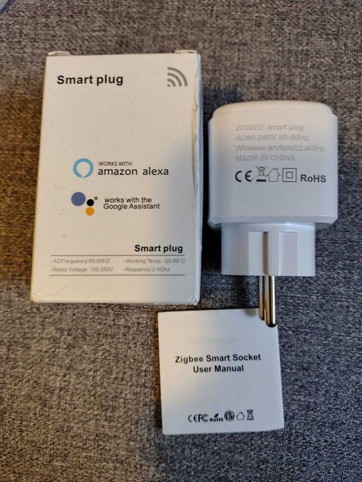 2x inteligentne gniazdko zigbee smart plug