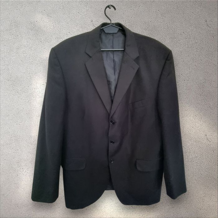 Elegancka czarna marynarka męska tu uk 46r eu 56