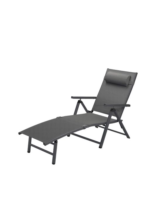 Leżak ogrodowy z zagłówkiem NOWY