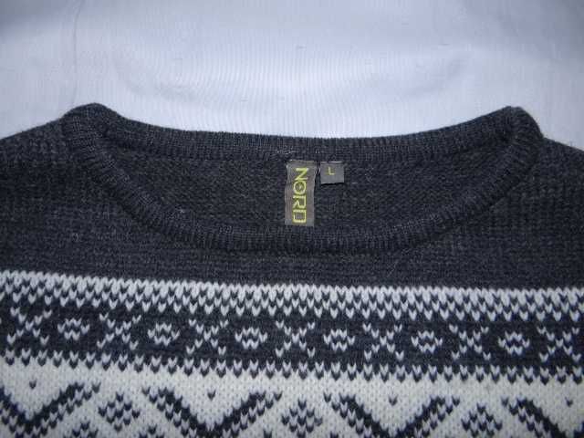 Męski Zimowy Sweter - Nord Wool