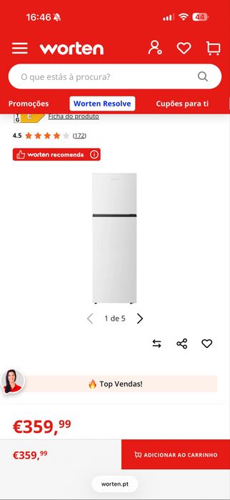 Frigorifico novo nunca usado
