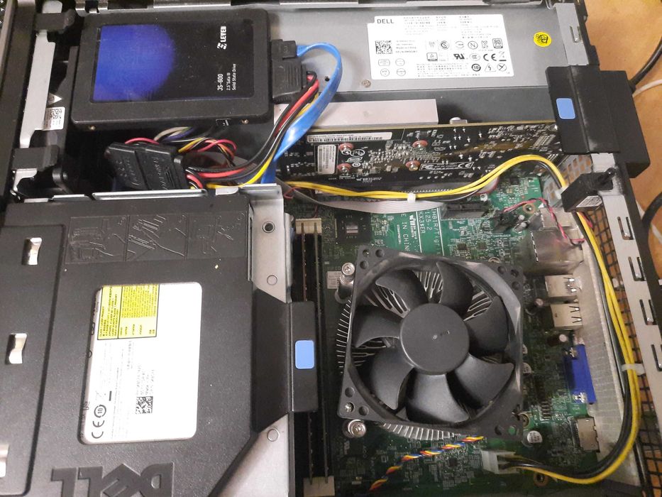 современный тонкий sff игровой cистемный блок, компьютер, тихий мощный