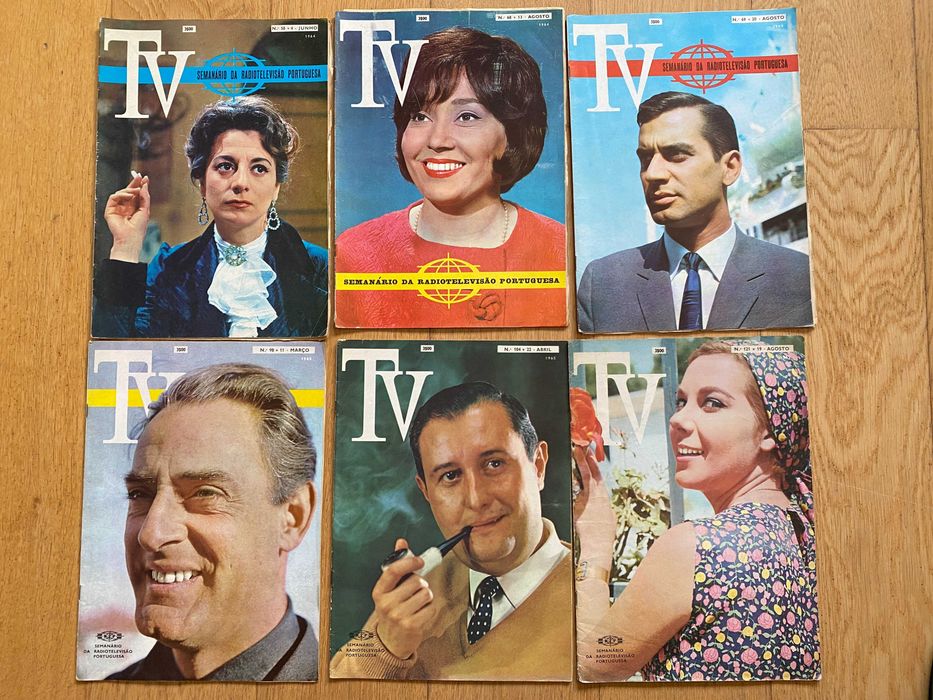 Lote de 32 revistas TV - Semanário da Televisão Portuguesa