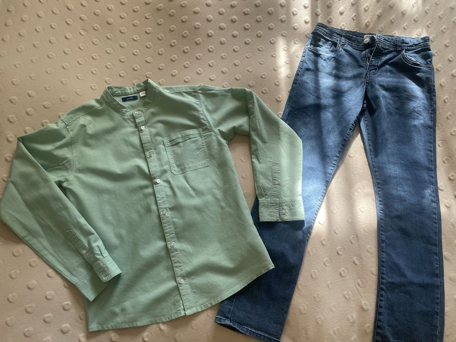 Paka ubrań dla chłopca rozmiar 152 Zara Okaidi