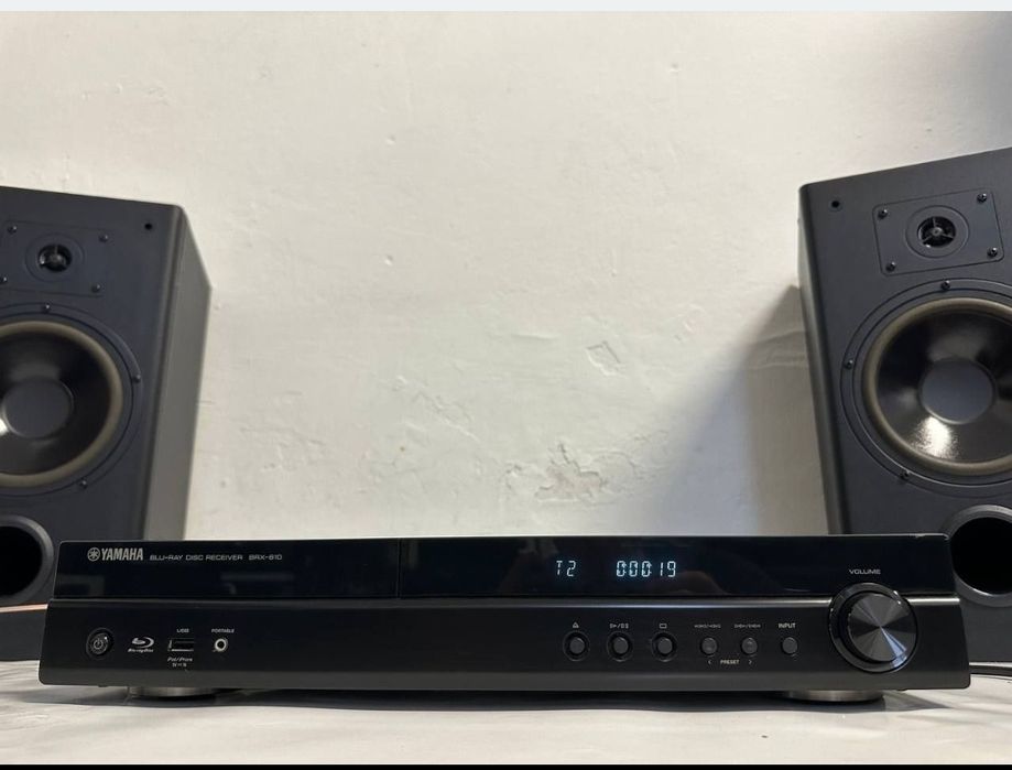 Wzmacniacz /DVD/ Kino Domowe Yamaha BRX-610, Bluray USB BD