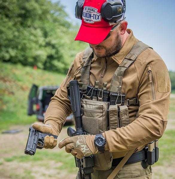 Helikon-Tex Range Tactical Gloves мультикам койот перчатки рукавиці