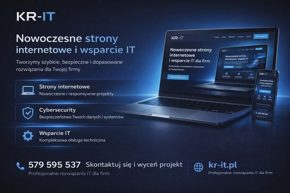 Tworzenie stron internetowych | Sklepy online | Wsparcie IT – KR-IT