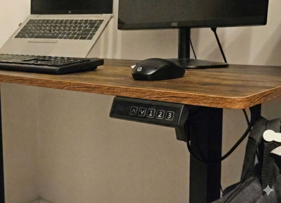 Nowe Biurko Elektryczne Regulowane 120x60 Podnoszone Gamingowe FV