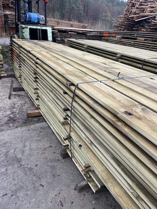 Łata sosnowa impregnowana 4x5,5 cm impregnatem ogniowym lub miedziowym