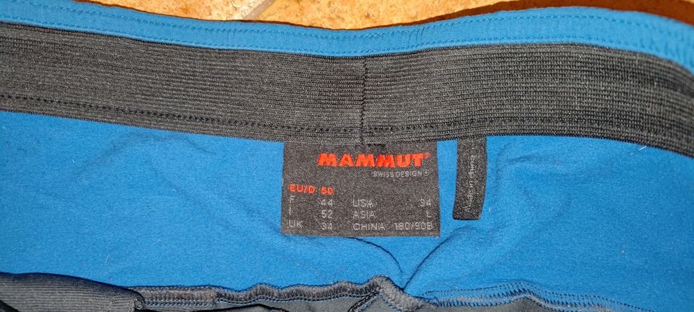 Spodnie Mammut trekking, skitour roz.L